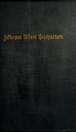 Life of Jefferson Dillard Goodpasture;_cover