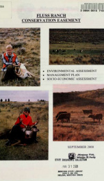 Fluss Ranch conservation easement 2000_cover