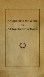 An appeal to the world for a chapel in every home_cover