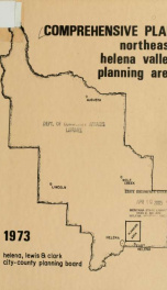 Comprehensive plan northeast Helena Valley planning area 1973_cover