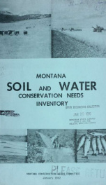 Montana soil and water conservation needs inventory 1962_cover