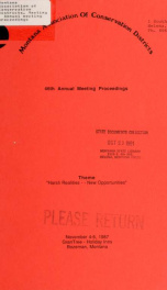 Annual meeting proceedings 1987_cover