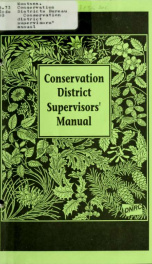 Conservation district supervisors' manual 1990_cover