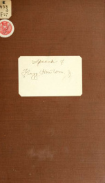 Speech of Hon. William J. Flagg ... delivered in the Ohio House of representatives, on the resolution of Mr. West to expel Hon. Otto Dresel, March 25, 1863_cover