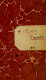 Features of the hill country, Florida .._cover