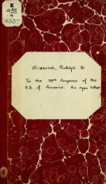 To the 38th Congress of the United States of America_cover