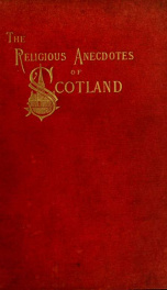 The religious anecdotes of Scotland_cover