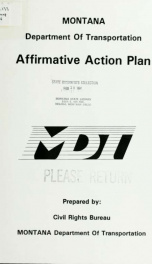 Affirmative action plan 1994_cover