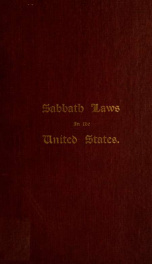 Sabbath laws in the United States_cover