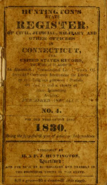 Green's Connecticut annual register and United States Calendar yr.1830_cover
