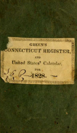 Green's Connecticut annual register and United States Calendar yr.1828_cover