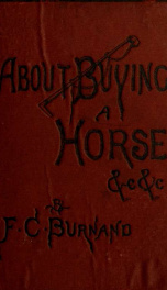 About buying a horse, &c. &c._cover