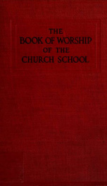 The Book of worship of the church school_cover