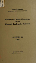 Geology and mineral resources of the Neenach quadrangle, California no.153_cover