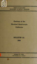 Geology of the Macdoel quadrangle no.151_cover