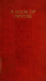 A book of prayers : for public and personal use_cover