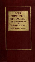 Some principles of teaching as applied to the Sunday-school_cover