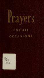 Prayers for all occasions : companion to Prayers new and old_cover