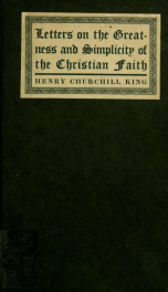 Letters on the greatness and simplicity of the Christian faith_cover