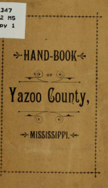 Official information respecting Yazoo County, Mississippi_cover