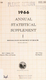 Annual statistical supplement 1966_cover