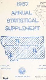 Annual statistical supplement 1967_cover