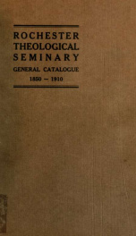 General catalogue, 1850 to 1910_cover