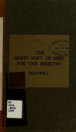 The right sort of men for the ministry_cover