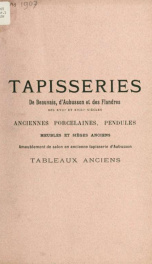 Tapisseries anciennes_cover