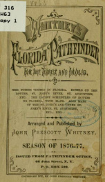 Whitney's Florida pathfinder .._cover