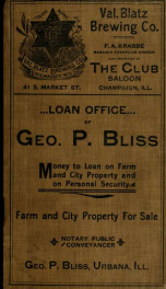 Champaign County directory 1898/99_cover