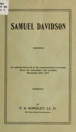 Samuel Davidson_cover