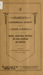 Florence, Lauderdale county and north Alabama_cover