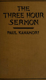 The three hour sermon on God, sin and salvation, by Paul Kanamori_cover