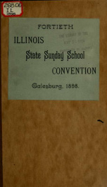 Proceedings of the ... Illinois State Sunday School Convention 1898_cover