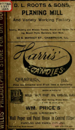 Johnson's Urbana-Champaign, Illinois city directory 1893_cover