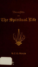 Thoughts on the spiritual life_cover