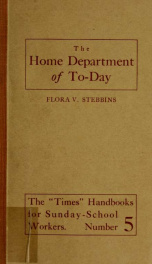 The home department of to-day_cover