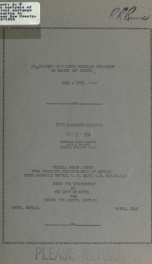 An analysis of chattel mortgage financing in Silver Bow County, 1915-1939 : a report on the findings of section 11 of the Butte economic survey : the chattel mortgage study 1940_cover