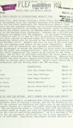 Newsbriefs from the Women's Bureau March - December 1977_cover