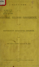 Minutes of the ... annual session of the Central Illinois Conference of the Methodist Episcopal Church 6 (1861)_cover