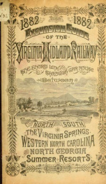 Excursion guide of the Virginia midland railway .._cover