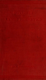 Outlines of Latin phonetics_cover