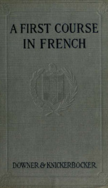 A first course in French_cover