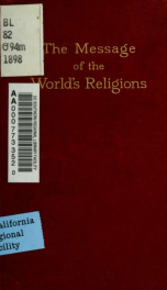 The message of the world's religions_cover