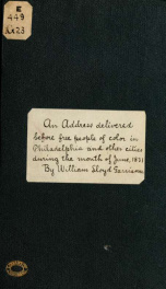 An address, delivered before the free people of color, in Philadelphia_cover