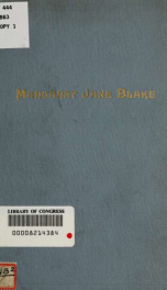 Memoirs of Margaret Jane Blake of Baltimore, Md., and selections in prose and verse_cover