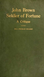 John Brown, soldier of fortune, a critique_cover