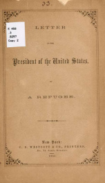 Letter to the President of the United States_cover