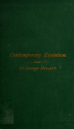 Contemporary evolution. An essay on some recent social changes_cover